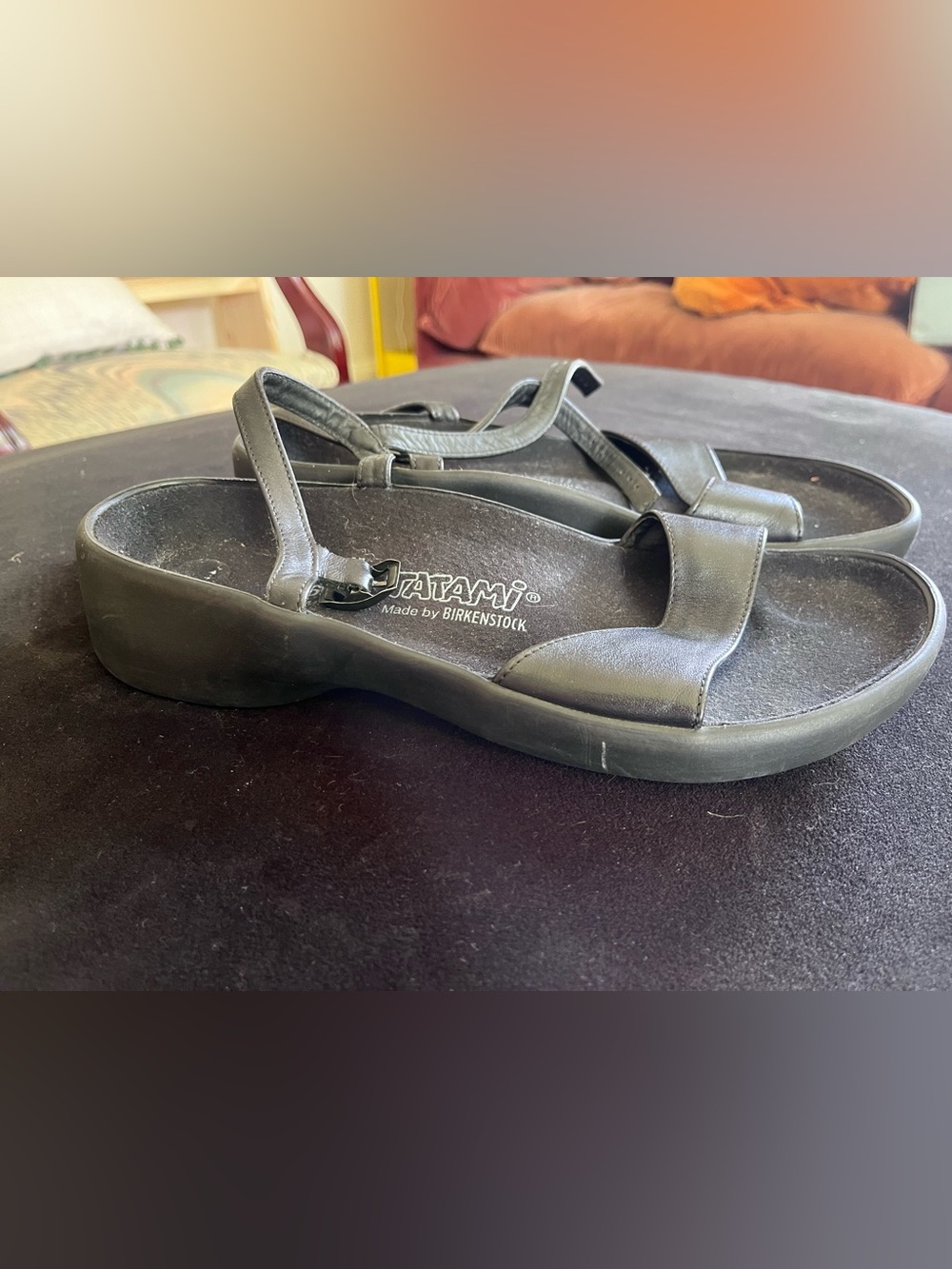 Birkenstock Black Tatami Women's Slingback Sandals